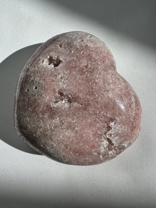 Pink Amethyst Heart