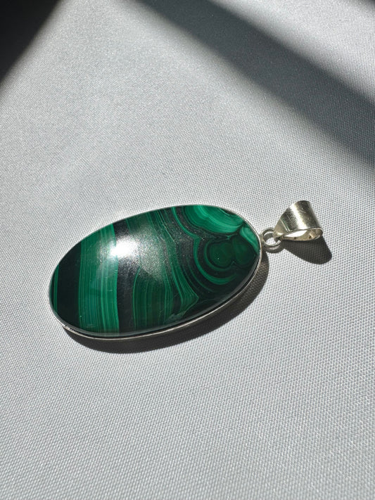 Malachite Pendant | Bespoke Crystals