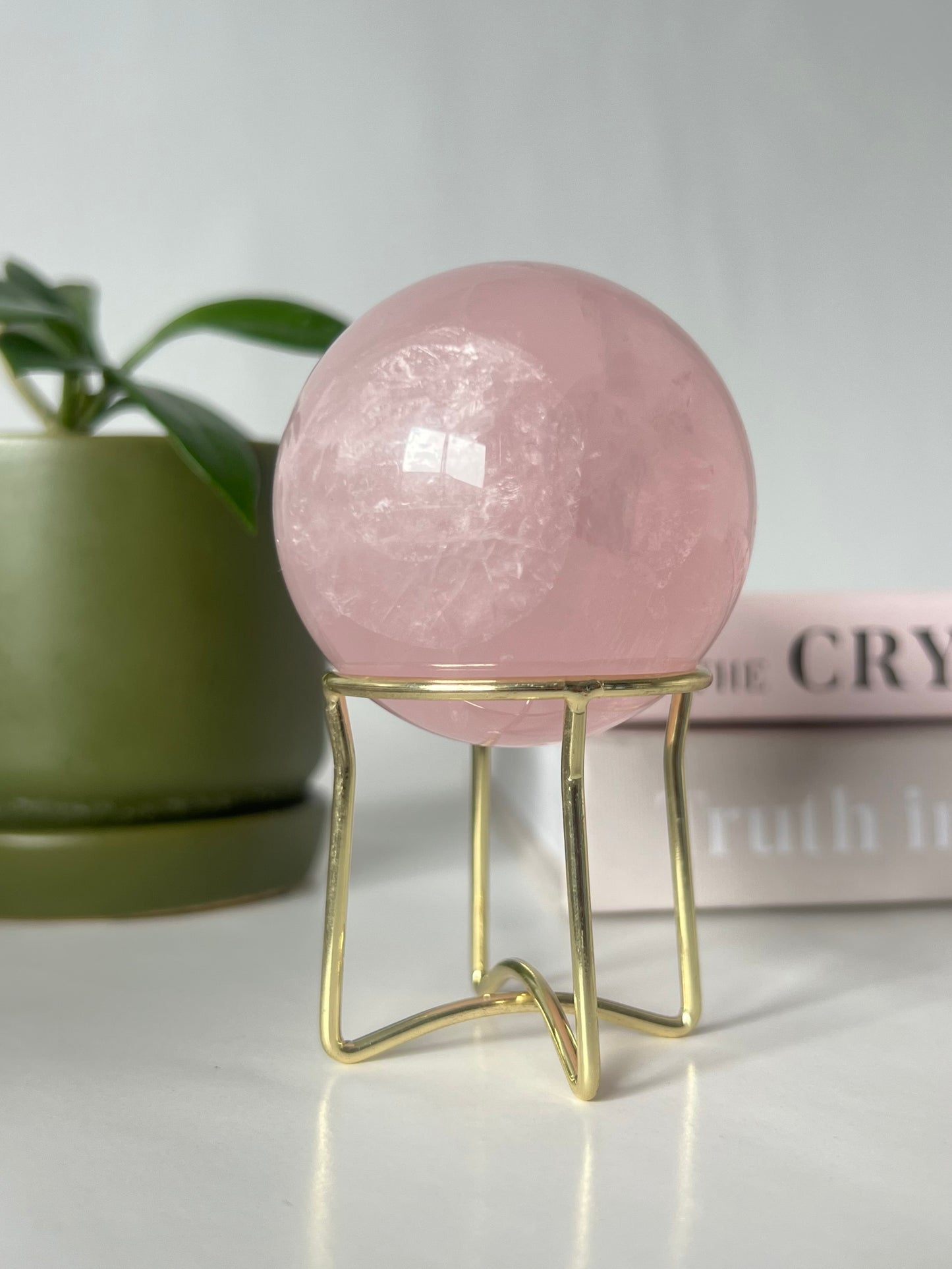 Rose Quartz Sphere | Bespoke Crystals