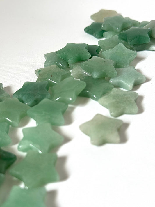 Green Aventurine Stars | Bespoke Crystals
