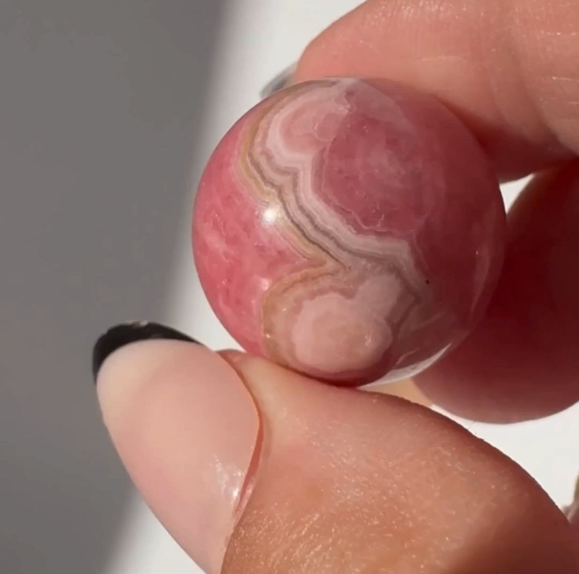 High Quality Rhodochrosite Mini Spheres | Bespoke Crystals