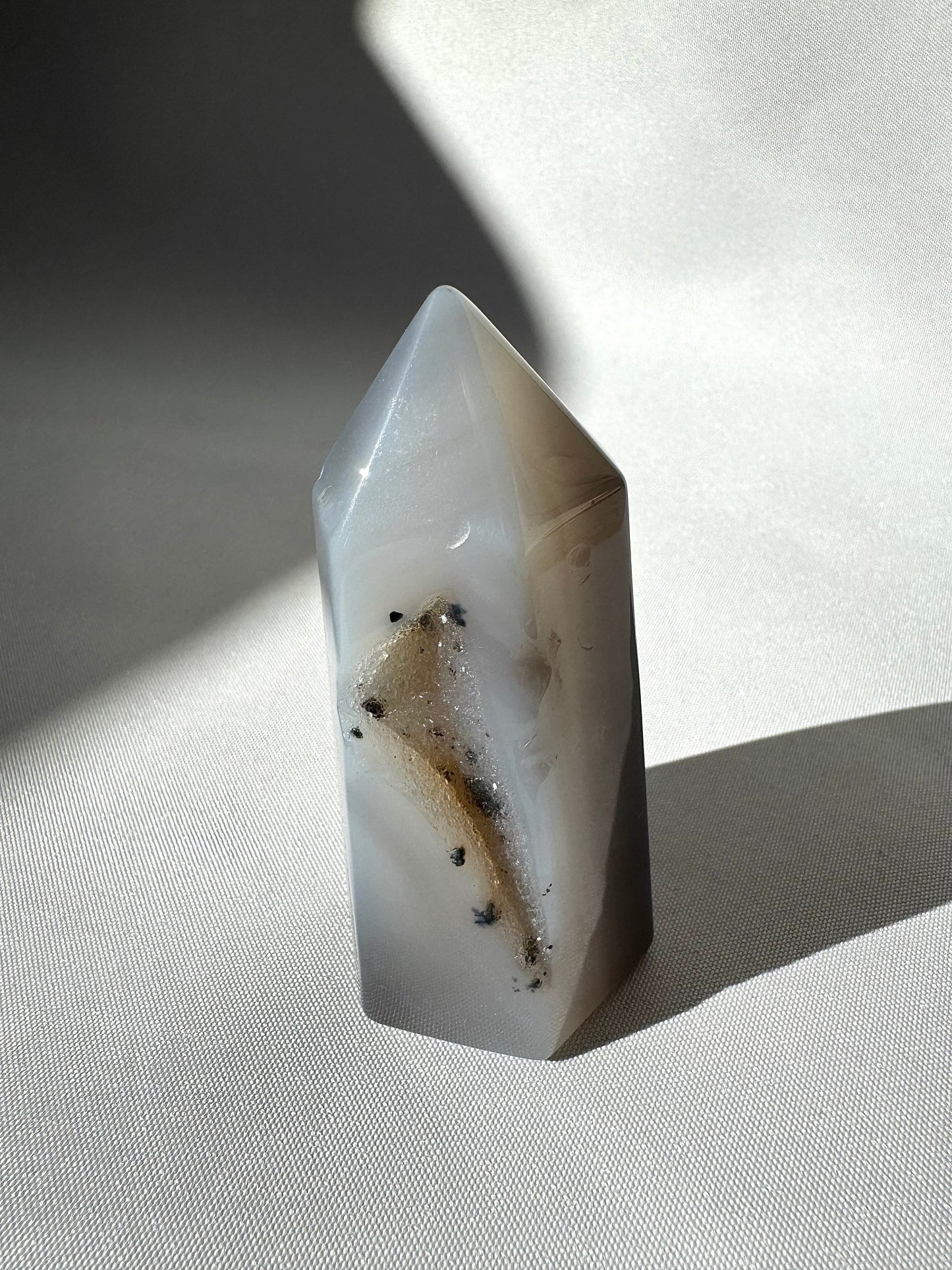Agate Druze Point #2 | Bespoke Crystals