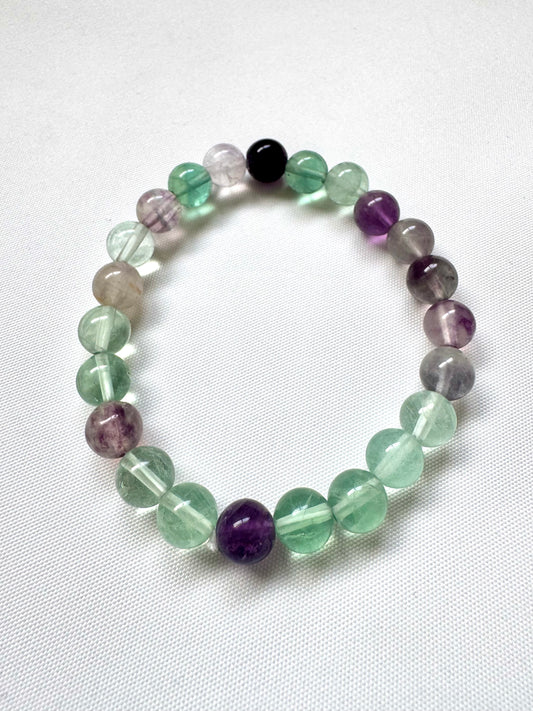Rainbow Fluorite Bracelet 8mm
