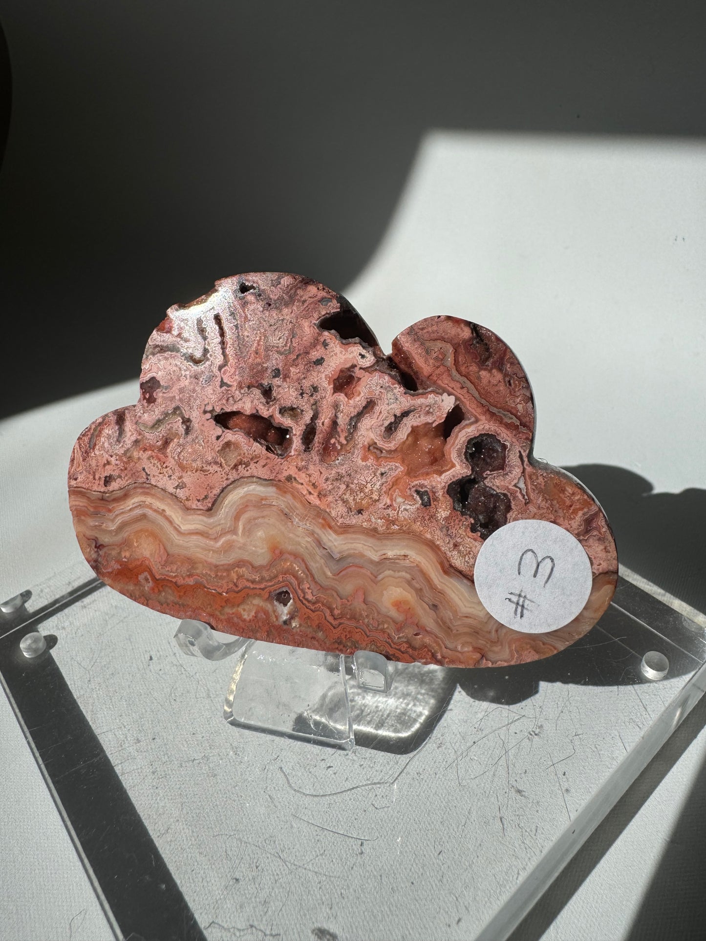 Pink Lace Agate Cloud #3 (Imperfect) | Bespoke Crystals