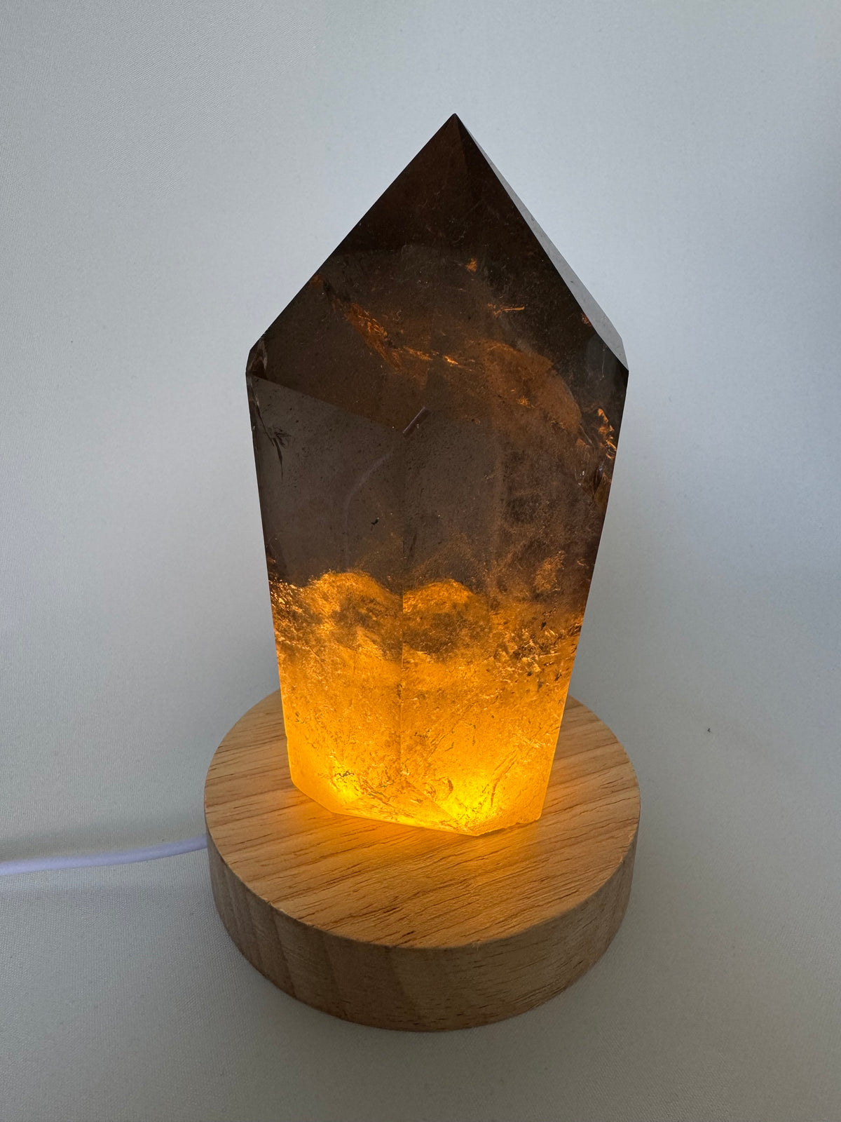 Led Crystal Display LED Crystal Light Base - Display USB Warm White | Wood Luxury – Bespoke ...