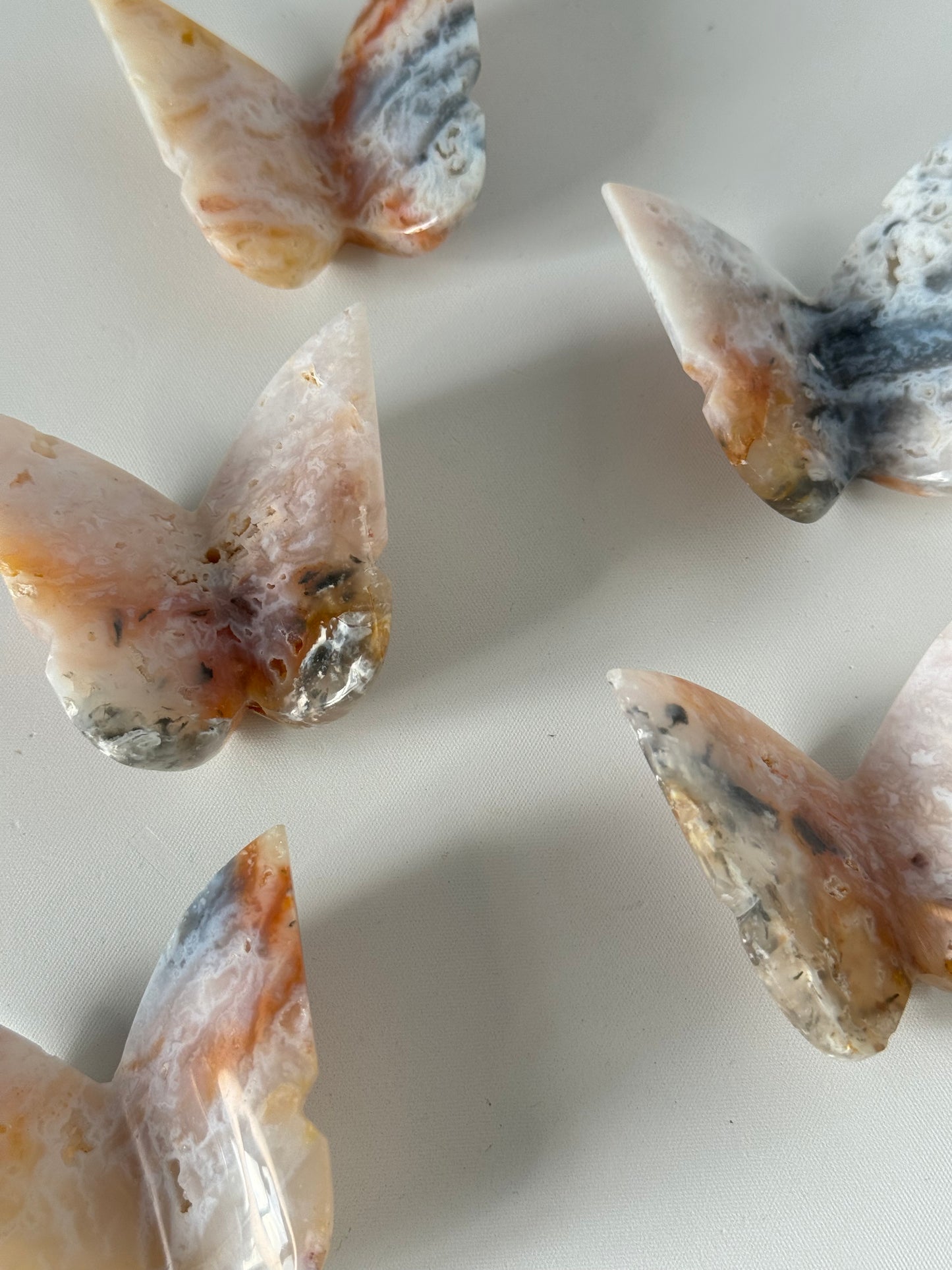 Plume Agate 3D Butterfly | Bespoke Crystals