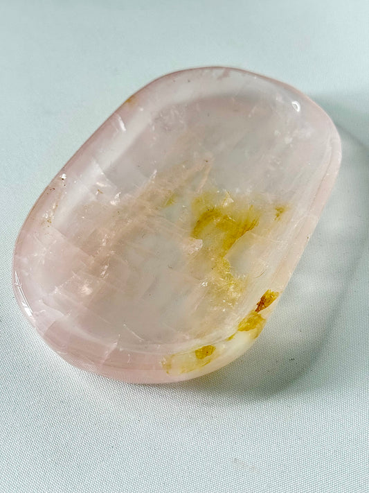 Rose Quartz Dish #3 | Bespoke Crystals