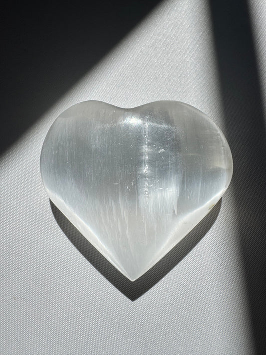 Selenite Heart