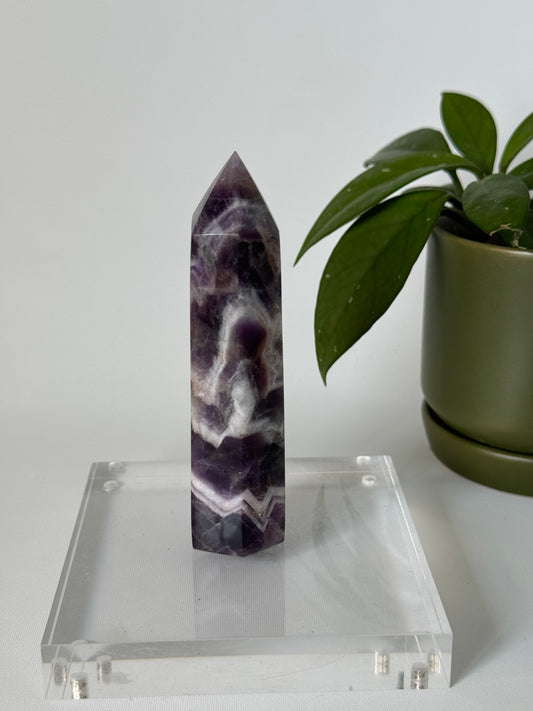 Chevron Amethyst Generator Points | Bespoke Crystals