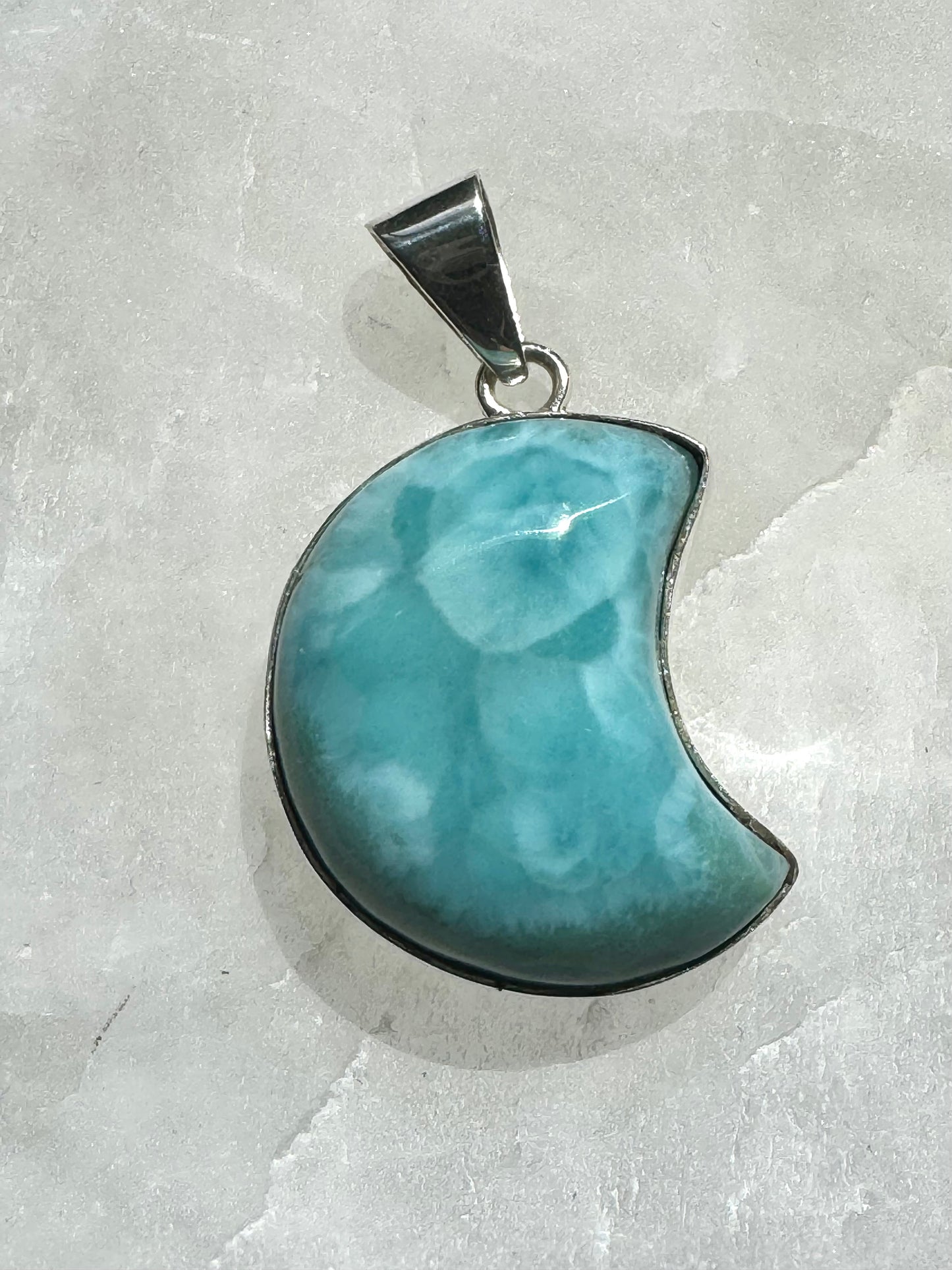 Larimar Pendant | Bespoke Crystals