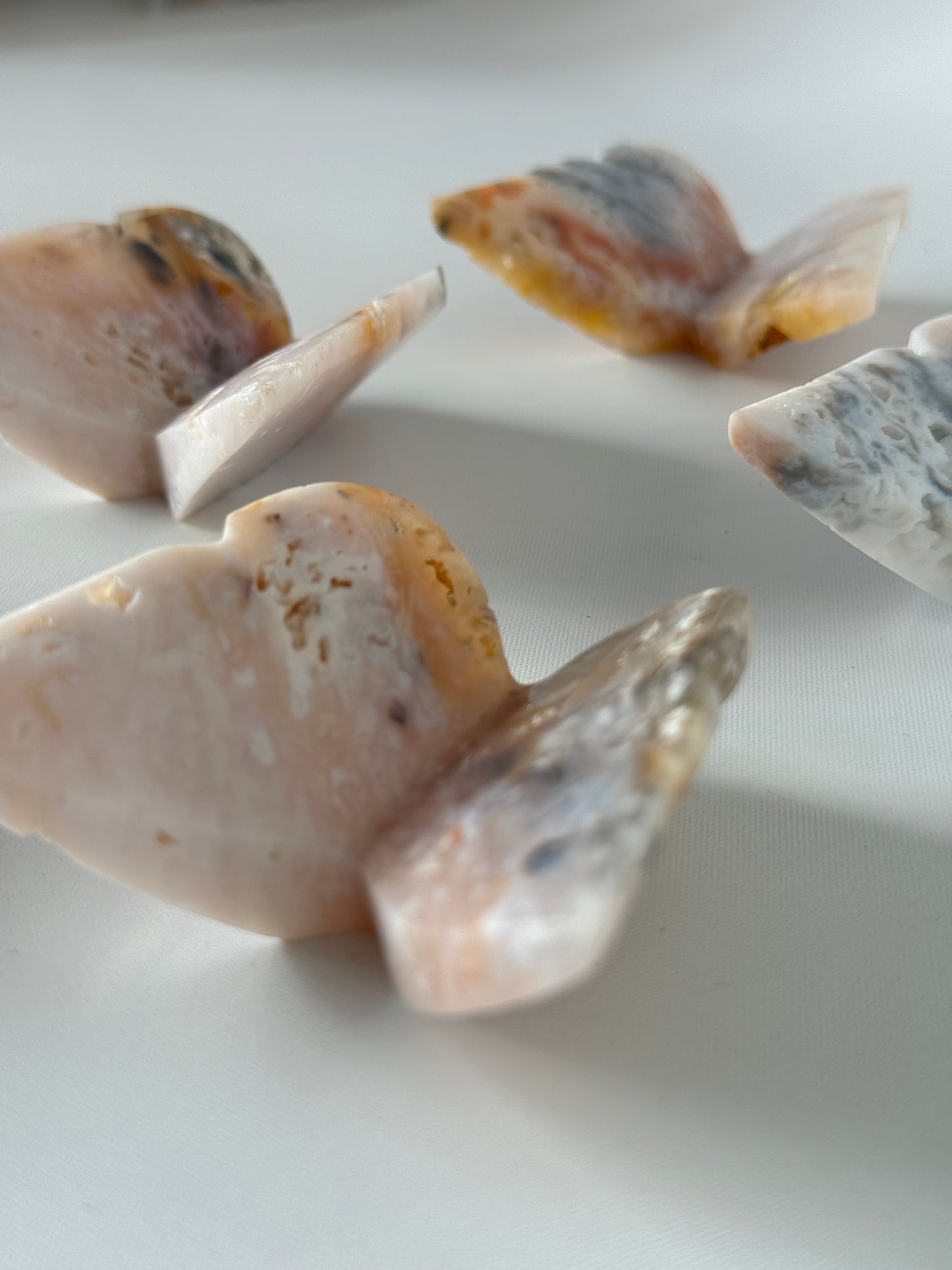 Plume Agate 3D Butterfly | Bespoke Crystals
