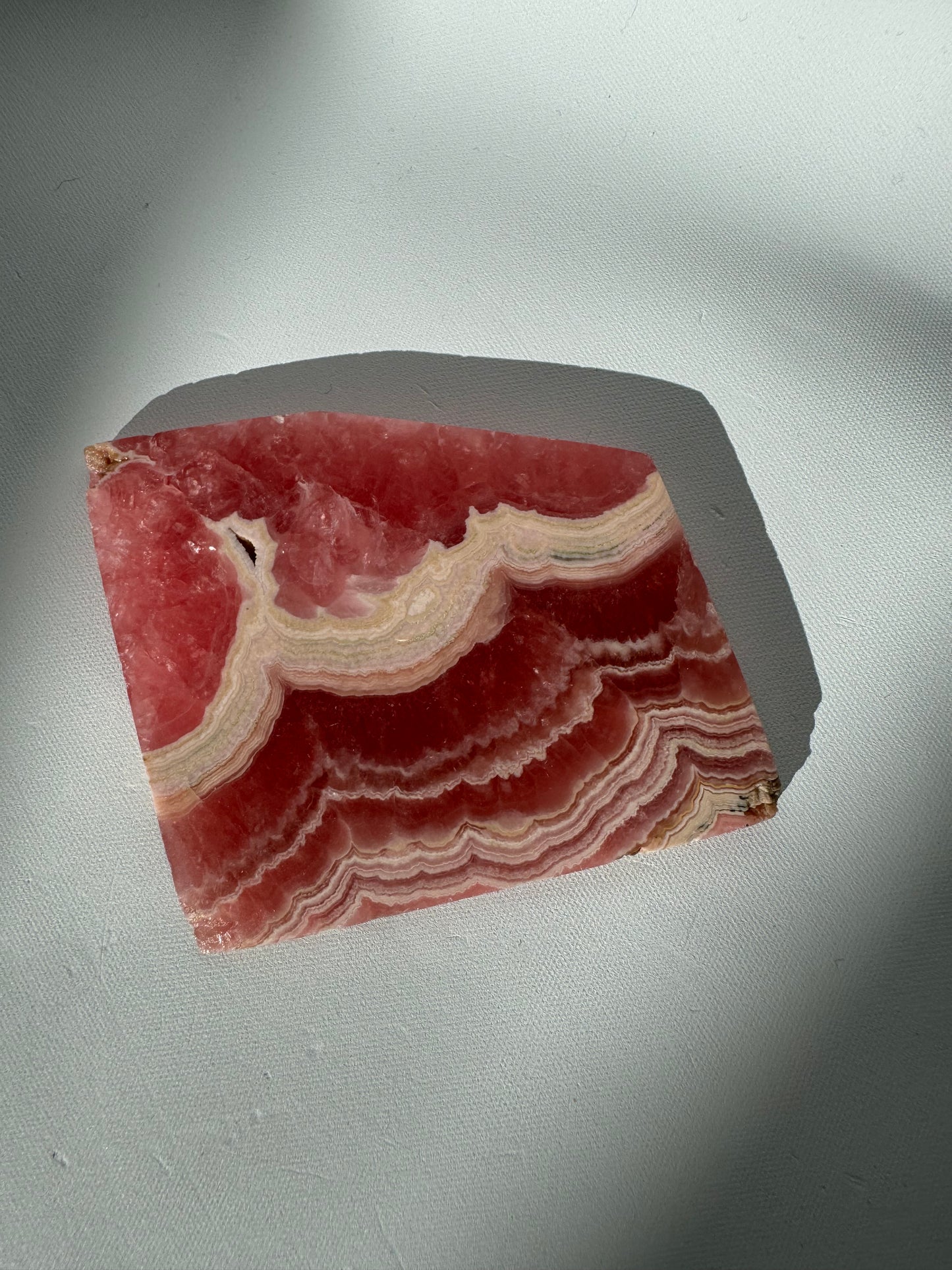 High Quality Rhodochrosite Slab #2 | Bespoke Crystals