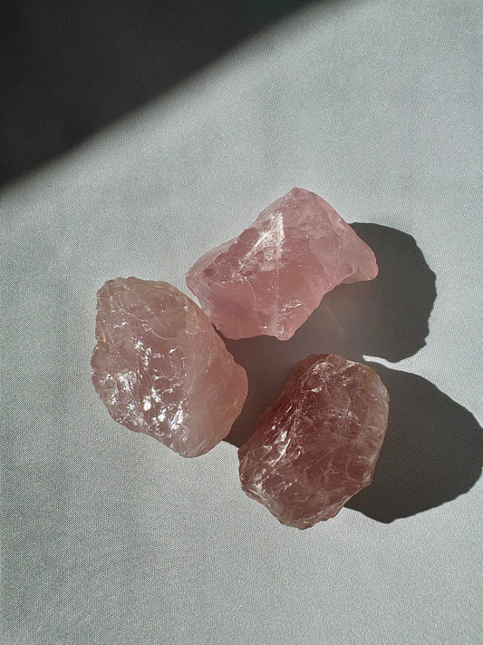 Rose Quartz Raw Pieces | Bespoke Crystals