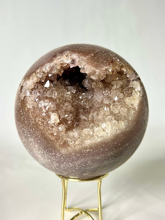 Pink Amethyst Sphere | Bespoke Crystals