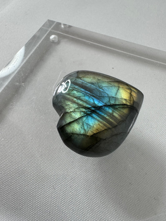 Labradorite Mini Hearts | Bespoke Crystals