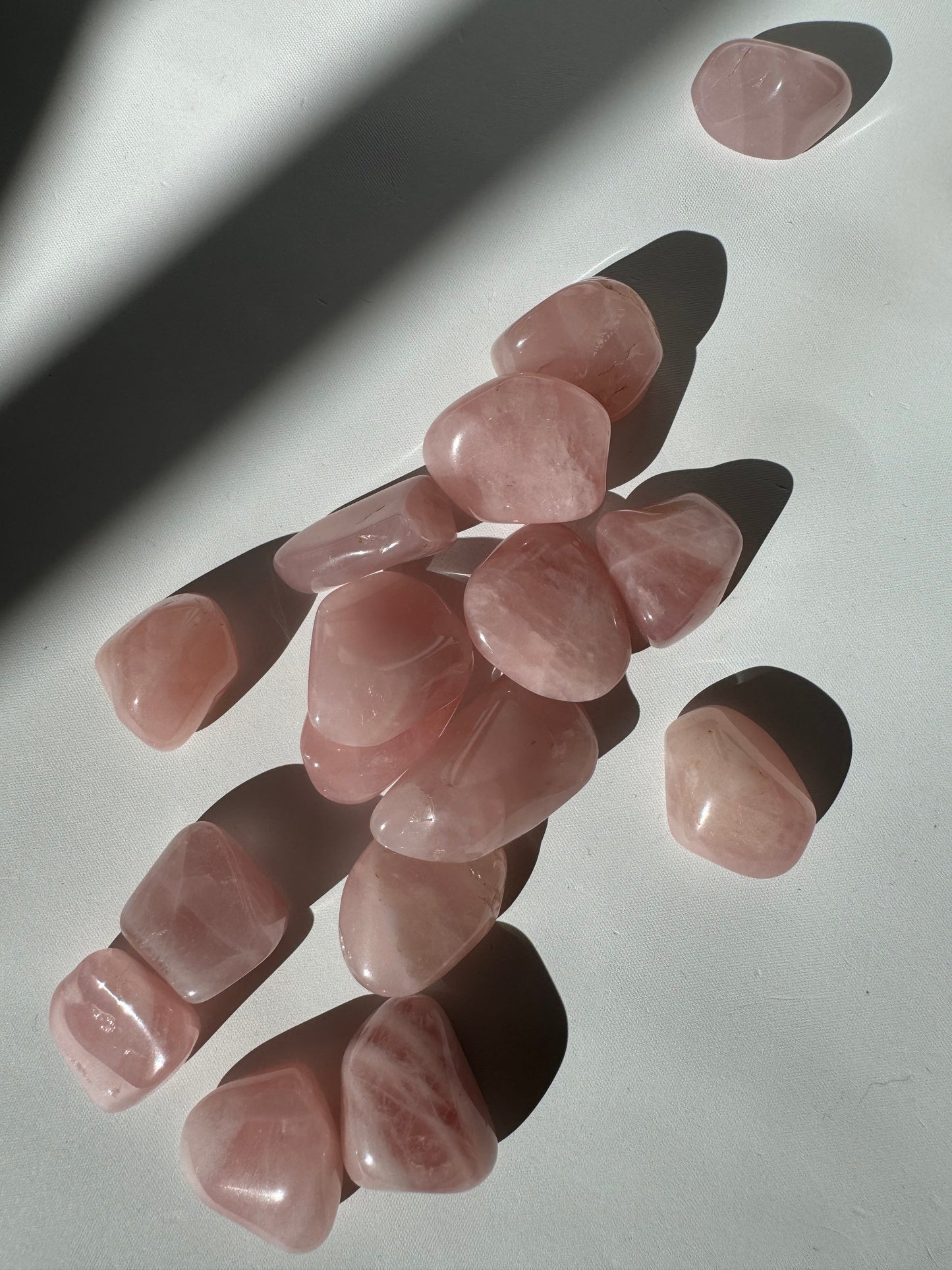 Rose Quartz Tumble Stone | Bespoke Crystals