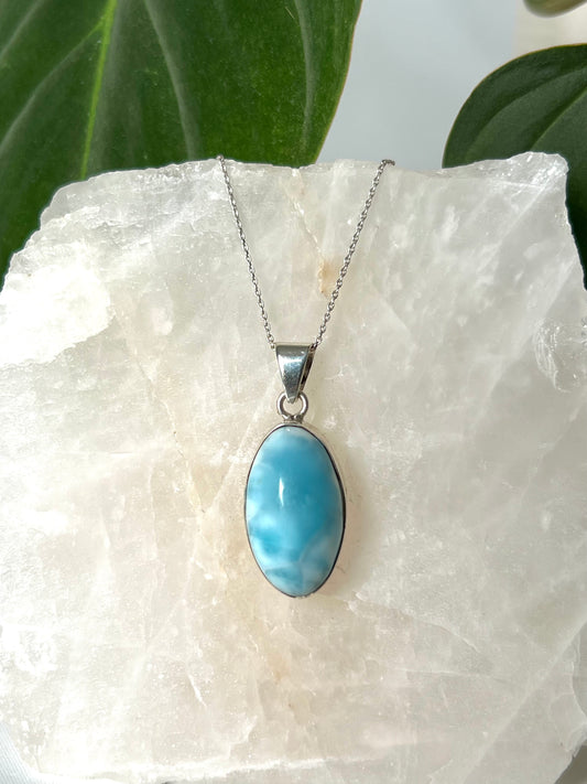Larimar Pendant | Bespoke Crystals