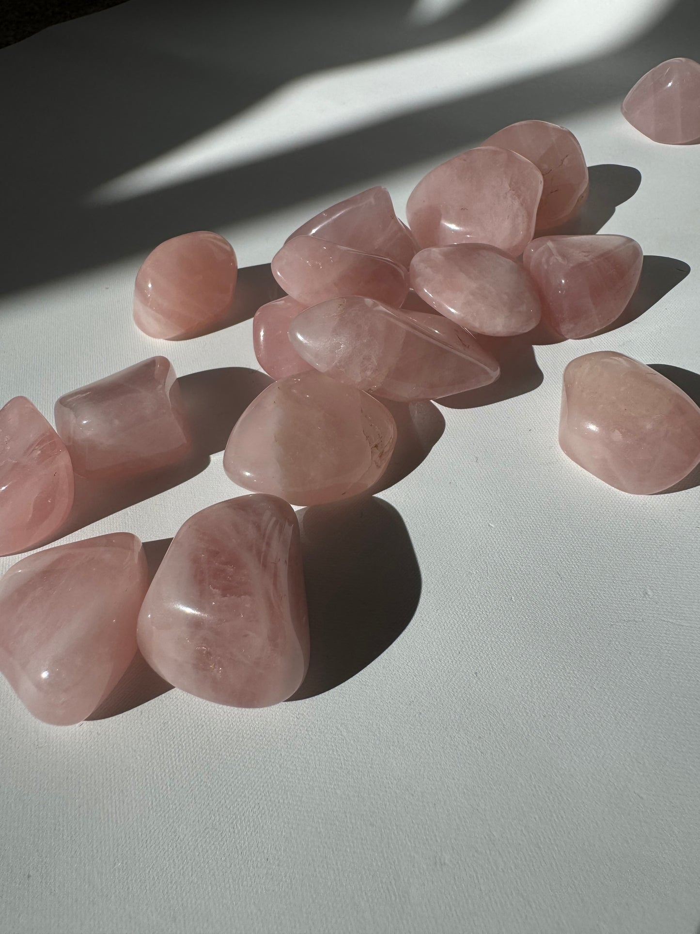 Rose Quartz Tumble Stone | Bespoke Crystals