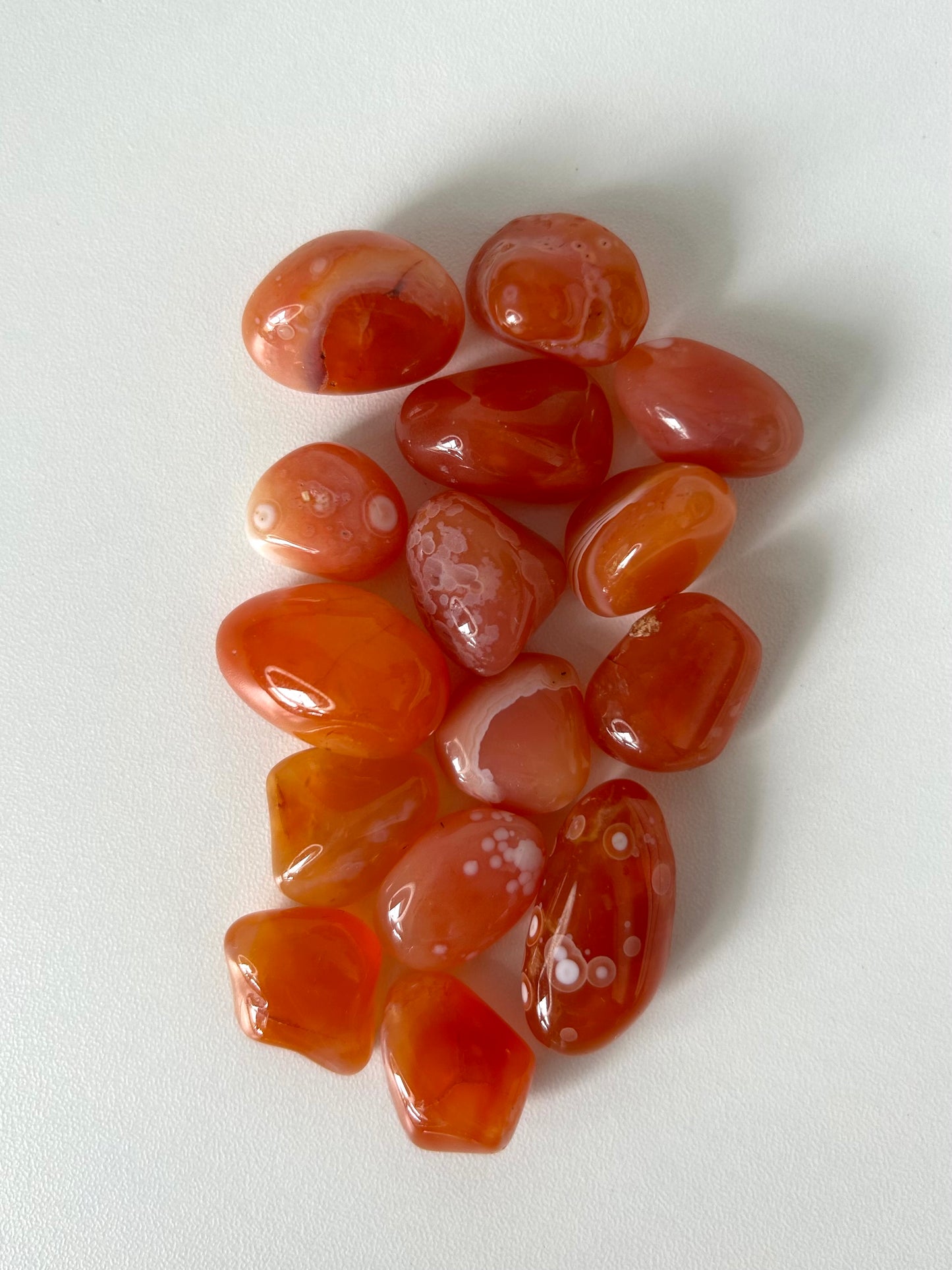 Carnelian Banded Eye Tumble Stone | Bespoke Crystals