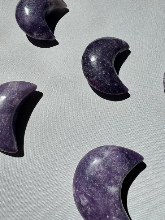 Lepidolite Moon | Bespoke Crystals