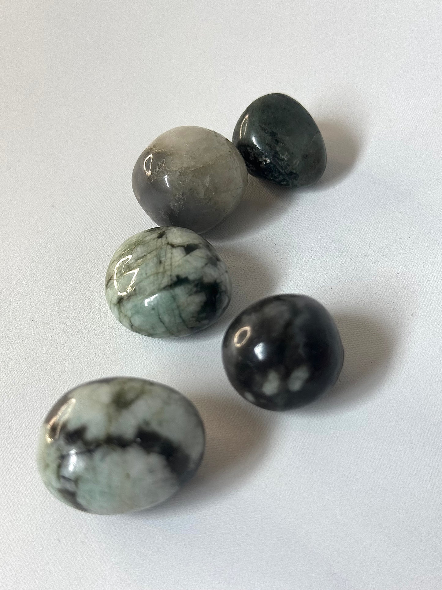 Emerald Tumble Stone | Bespoke Crystals