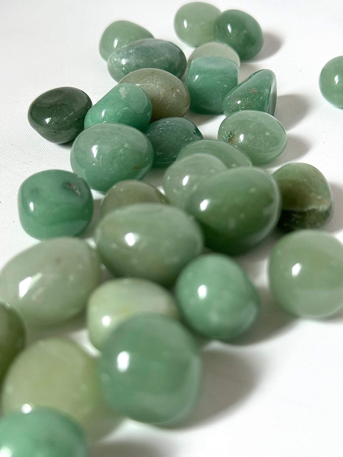 Green Aventurine Tumble Stones | Bespoke Crystals