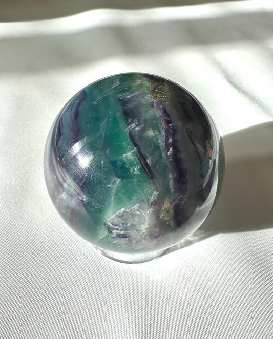 Rainbow Fluorite Sphere