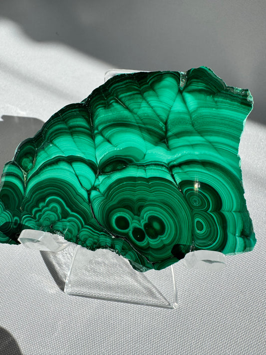 Malachite Slab | Bespoke Crystals