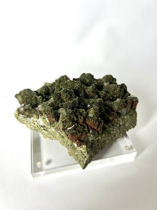 Forest Epidote with | Bespoke Crystals