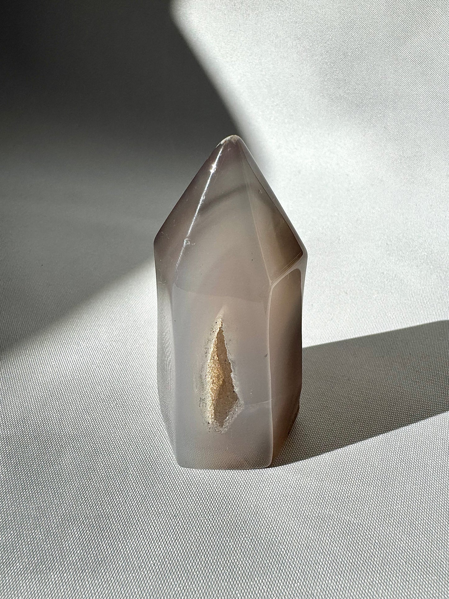 Agate Druze Point #4 | Bespoke Crystals