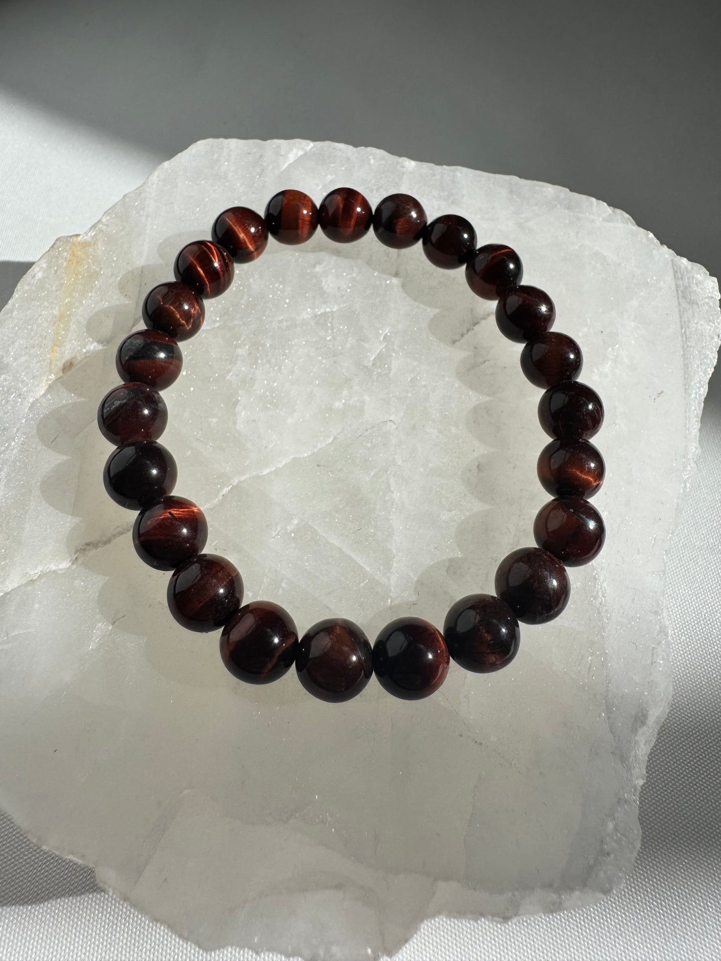 Red Tigers Eye Bracelet