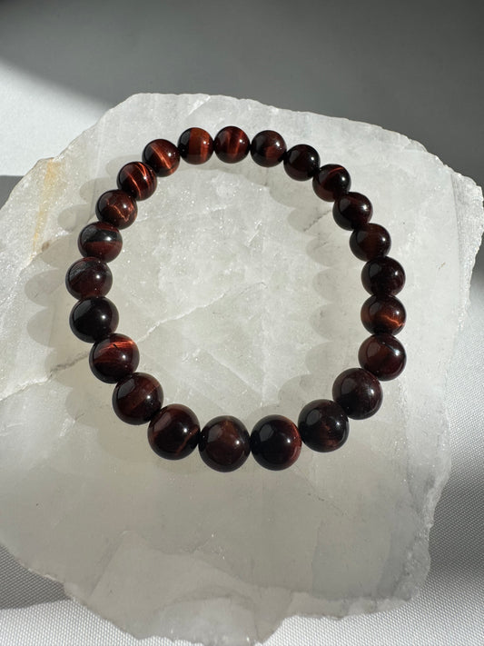 Red Tigers Eye Bracelet
