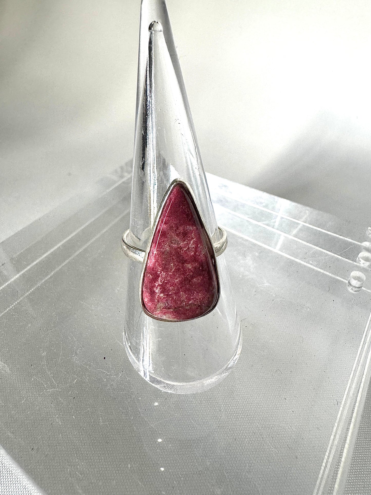 Thulite Ring | Bespoke Crystals