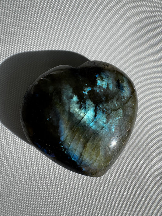 Labradorite Crystal Mini Hearts | Bespoke Crystals
